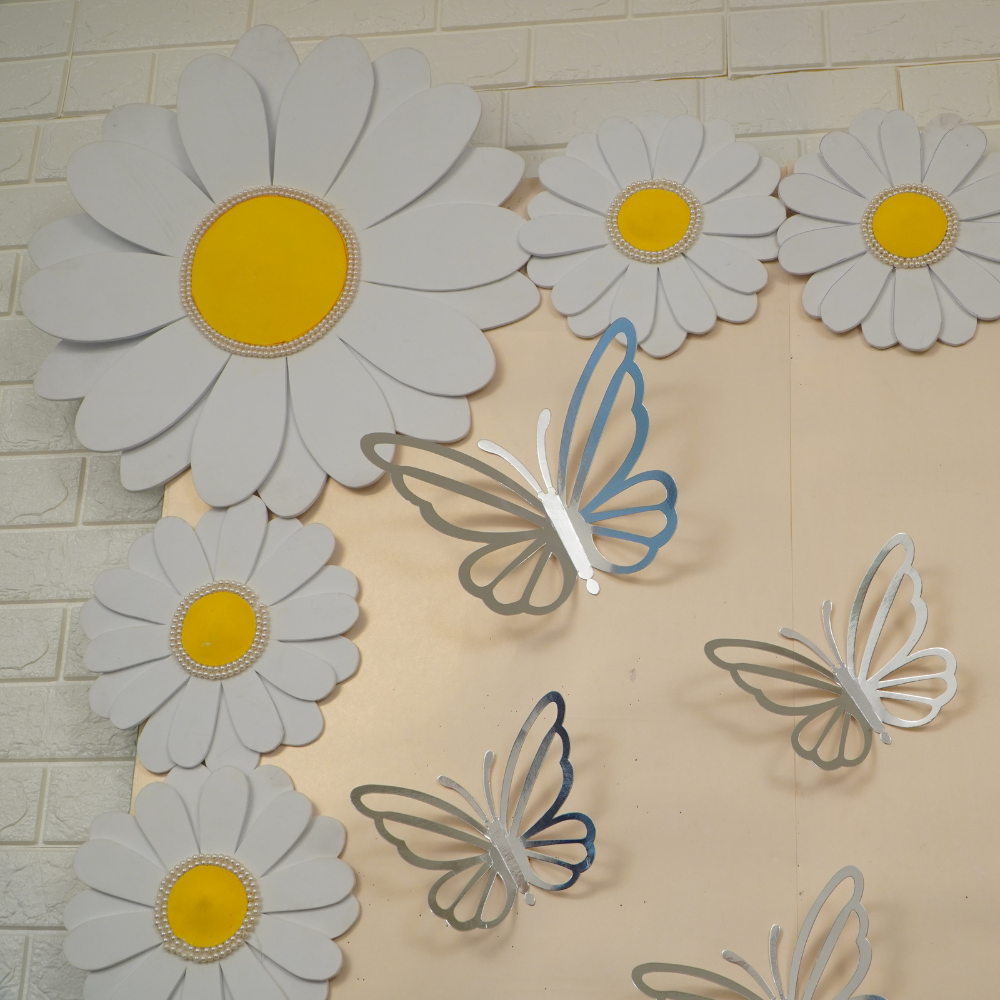 Foam Daisies for Pooja, Wedding and Function decorations
